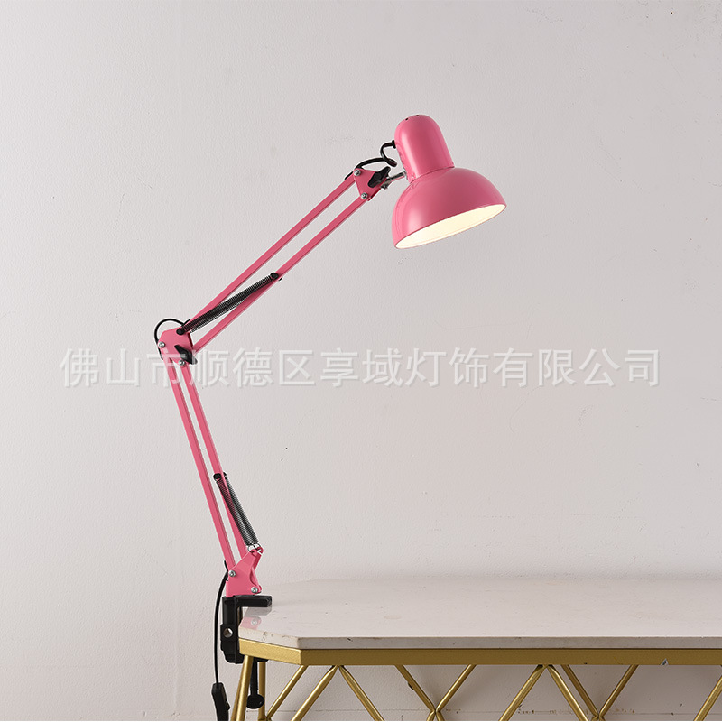 Xiangyu LED protección de los ojos niños estudiante aprendizaje tatuaje bordado reparación brazo largo tiro clip trabajo relleno lámpara mesa Luz