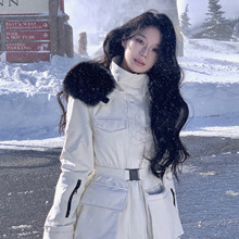 从一时刻【全智贤羽绒】收腰显瘦羽绒服女90鸭绒冬季新款撞色外套