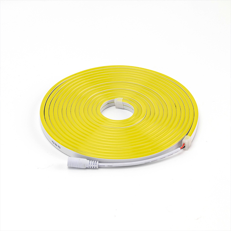 Juego de tiras de luces LED impermeables de silicona de bajo voltaje 12 V - Tira de luces de neón para iluminación decorativa empotrada en armarios