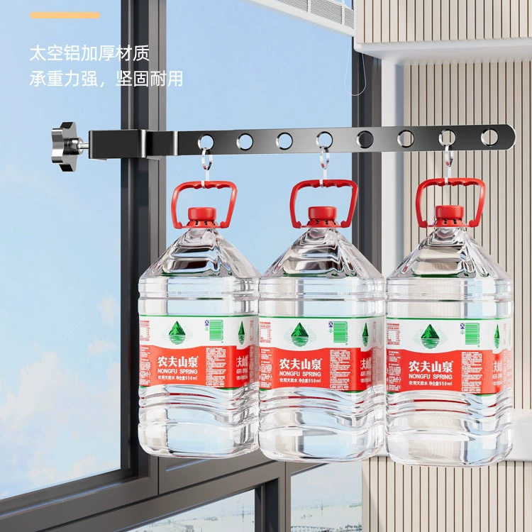 Space long drying rack, hanger for traveling, anti-theft