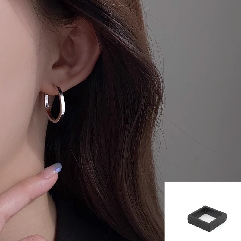 실버 E1 이어 버클 + PE 멤브레인 박스