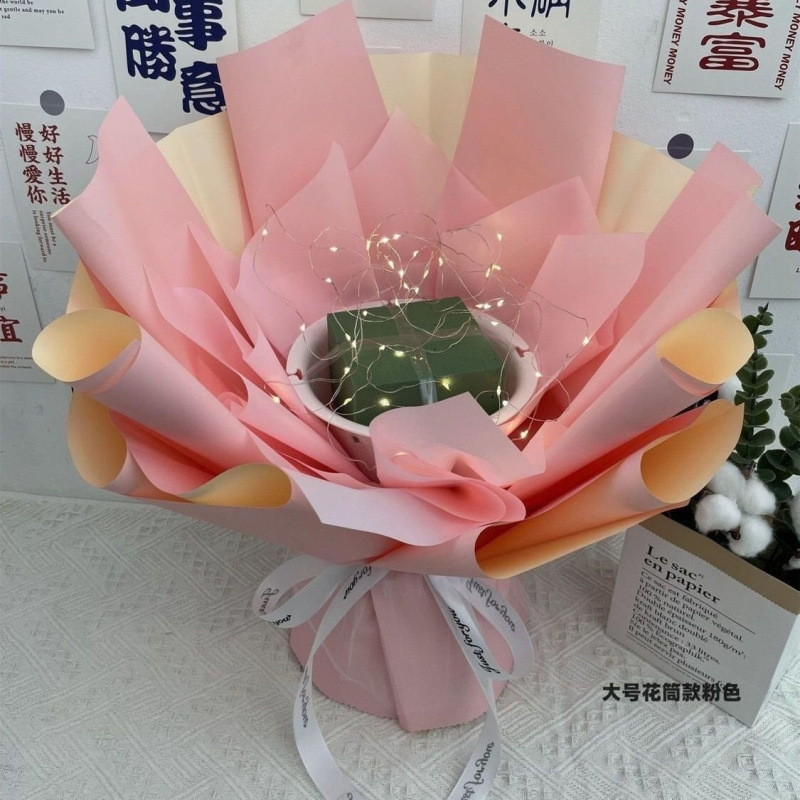 無料の半完成花束、誕生日のクリエイティブな花、スナック、ベビーブレス、ペーパータオル、花|undefined