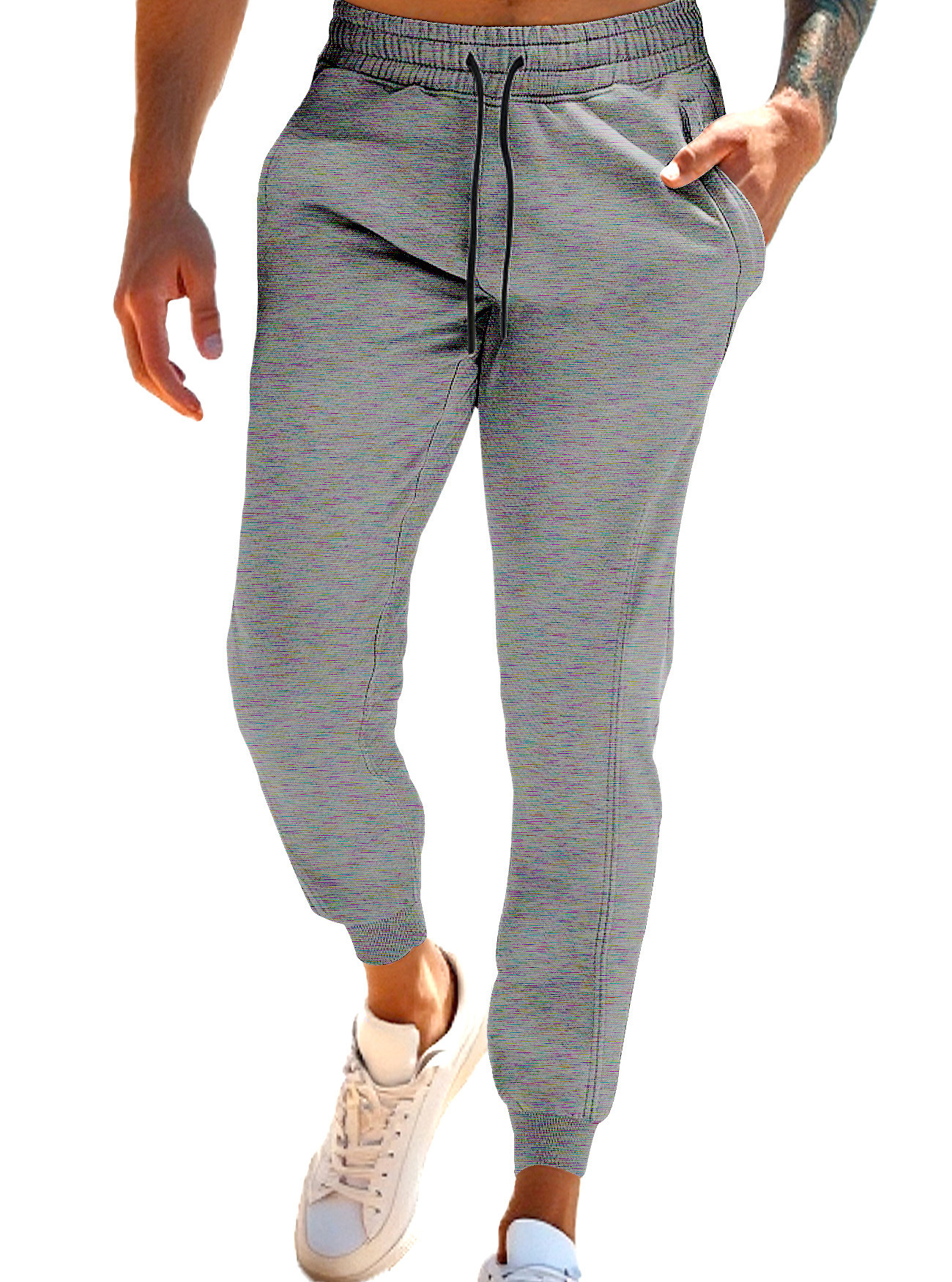 Fábrica transfronteriza de Europa y América Amazon TEMU al por mayor nuevos pantalones deportivos casuales de moda masculina