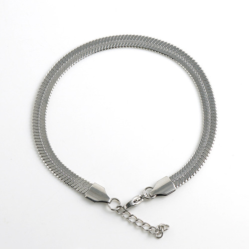 Special jewelry chain cross-border European and American new personalized retro blade chain bracelet hip-hop niche jewelry same style for men and women