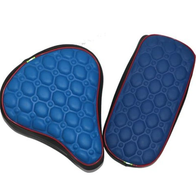 Electric Vehicle Seat Cushion Cover Leather – Seat cushion, seat cover - leather-navy-blue-pointed-head-rear-seat