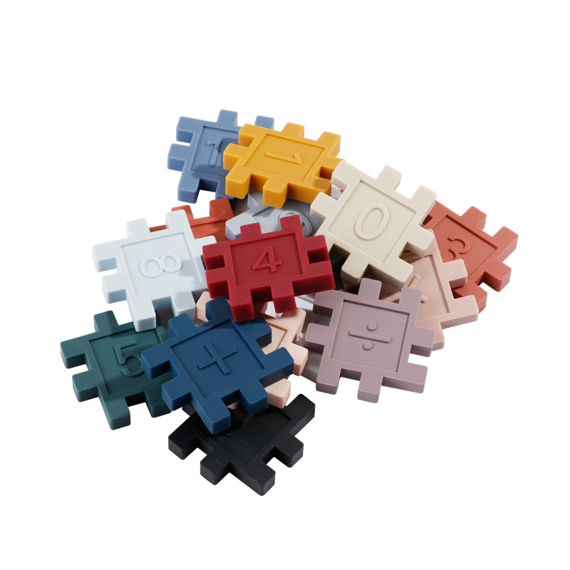 Juguetes educativos, rompecabezas, bloques de números, juguetes de ensamblaje para niños de 0 a 3 años, juego de combinación de números, educación temprana Montessori para niños y niñas