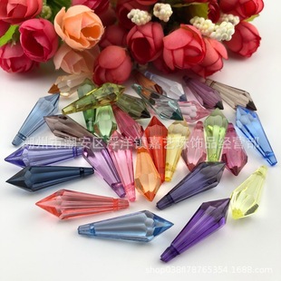 ͸��������11X34mmˮ�ε�����ɫɢ��diy�麟�����Ʒ�������K����