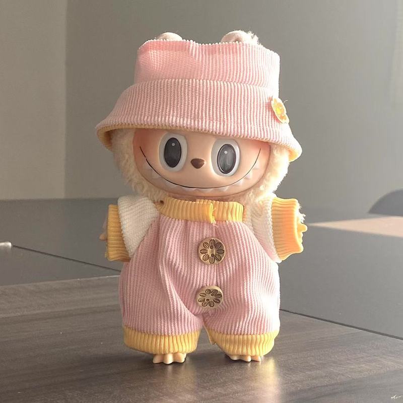 ラブブベビー服 ラブブ服 17cm 1代目・2代目・3代目ぬいぐるみ ビニール人形 着せ替えスカート 着せ替えセット|undefined
