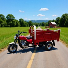 出口新款宗申动力汽油三轮摩托车农用燃油小型家用载重王货运三轮