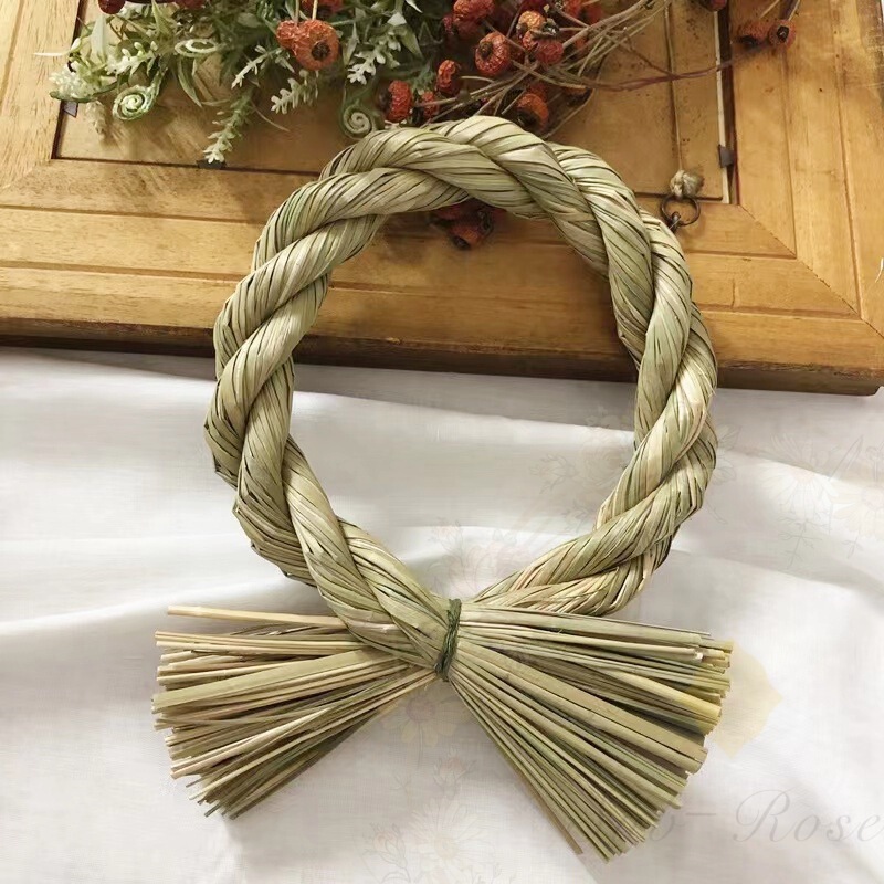 Cross-Border Straw Ring Satchel Rope Garland Forest DIY Green Plant Wall Decoration Garland Flower Shop Materials Cross-Border Straw Ring Satchel Rope Garland Forest DIY Green Plant Wall Decoration Garland Flower Shop Materials