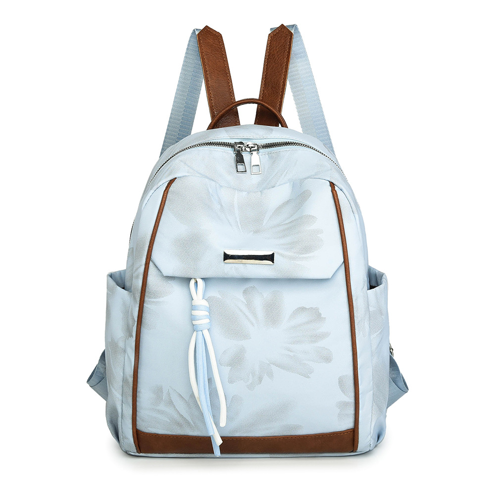 Mochila escolar para estudiantes de gran venta en Amazon, mochila con estampado de tela Oxford de gran capacidad, mochila impermeable para viajes de ocio para mujer