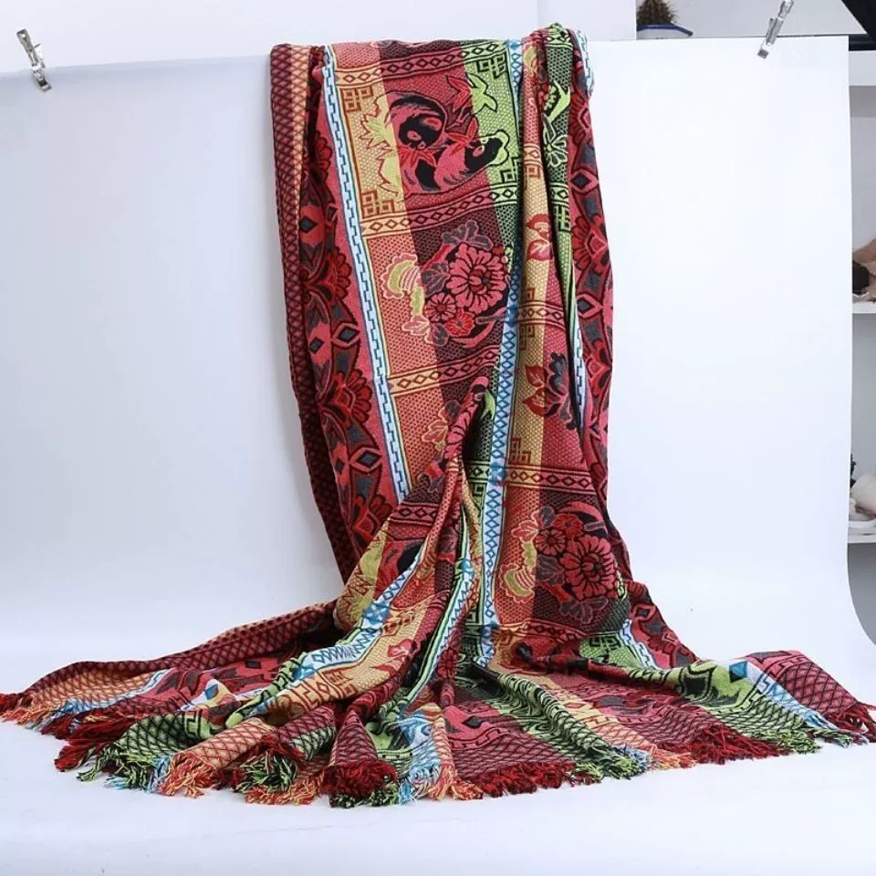 Old-fashioned duvet, sheet, sofa