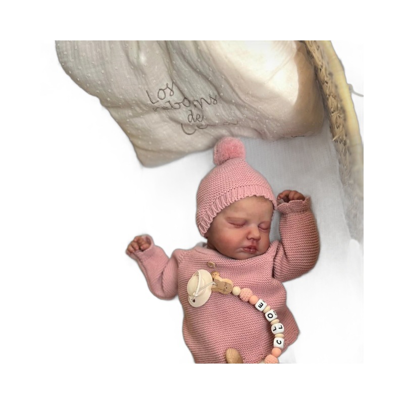 NPK genuino 49 cm muñeca de simulación de bebés renacer LouLou 3D piel transfronteriza fuente de venta caliente