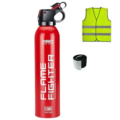Car fire extinguisher for car, car, household water-based fire extinguisher tripod, warning sign, tripod for annual inspection (Vehicle fire extinguisher) - water-based-fire-extinguisher-collection-of-products-to-send-reflective-clothing