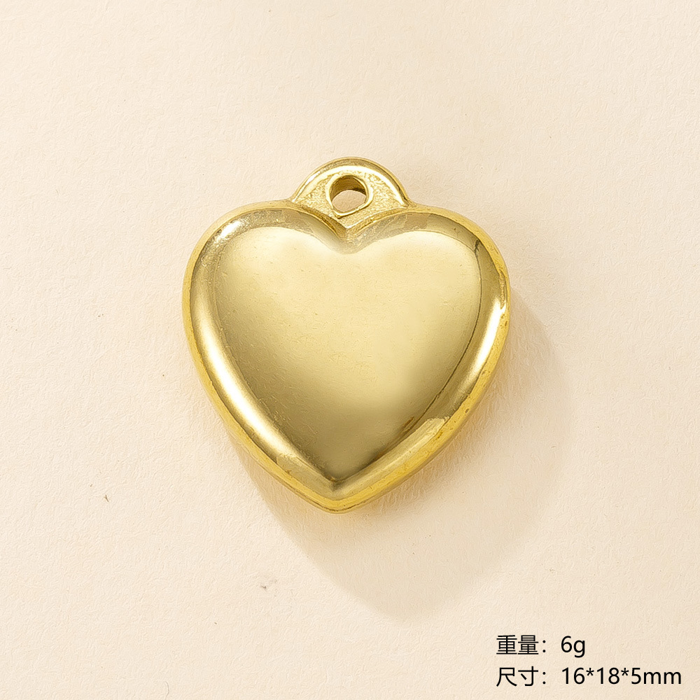 Colgante único transfronterizo de acero inoxidable fundición pulsera collar colgante amor cruz elemento diy accesorios