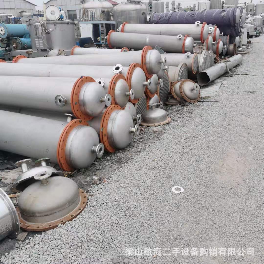 二手列管冷凝器 钛材喷淋式不锈钢蒸发降温冷凝器  降温设备 回收
