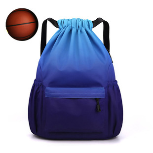 Lightweight Badminton Bag Drawstring Sports Bag Men's and Women's Backpack Tennis Bag Portable Oxford Cloth Ball Bag Direct Sale