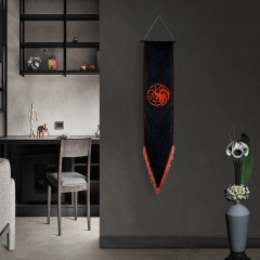 Branding Rights Game Hanger Style Wall Banner Bar Living Room Decoration Colorful Flag Wall High-End Double-Sided Fabric