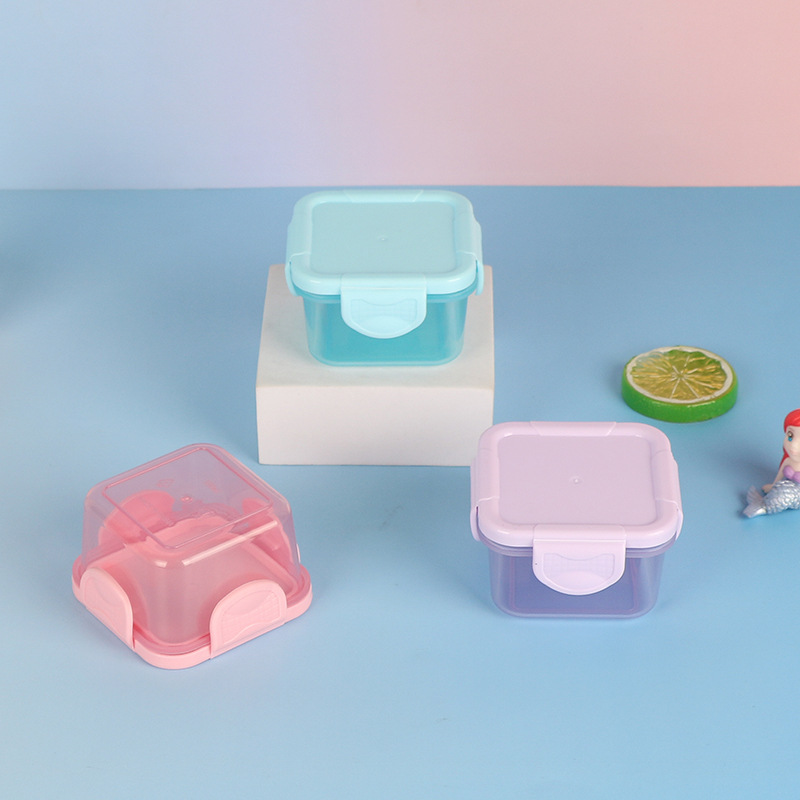 Sealed fresh-keeping box food grade thick baby food supplement box children's household sauce sub-packaging storage box manufacturers wholesale