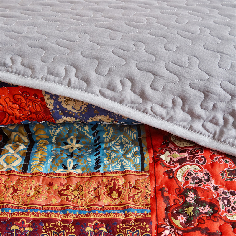 Bohemian Bedding Set With Digital Print For Bedroom Decor_voghion.com