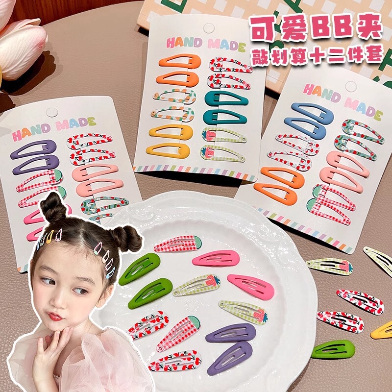 儿童刘海碎发BB夹不伤发发卡小女孩后脑勺侧边夹头饰宝宝小号发夹|undefined