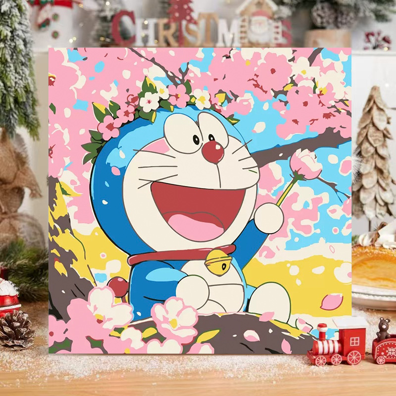 サンリオデジタル油絵 diy 手描きカラーリングクロミメロディー漫画かわいい装飾画メーカー卸売|undefined