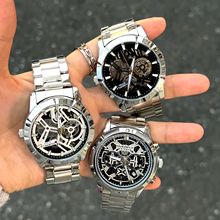 艾奇Eyki2025新款机械手表男潮流时尚镂空男士手表学生腕表爆款