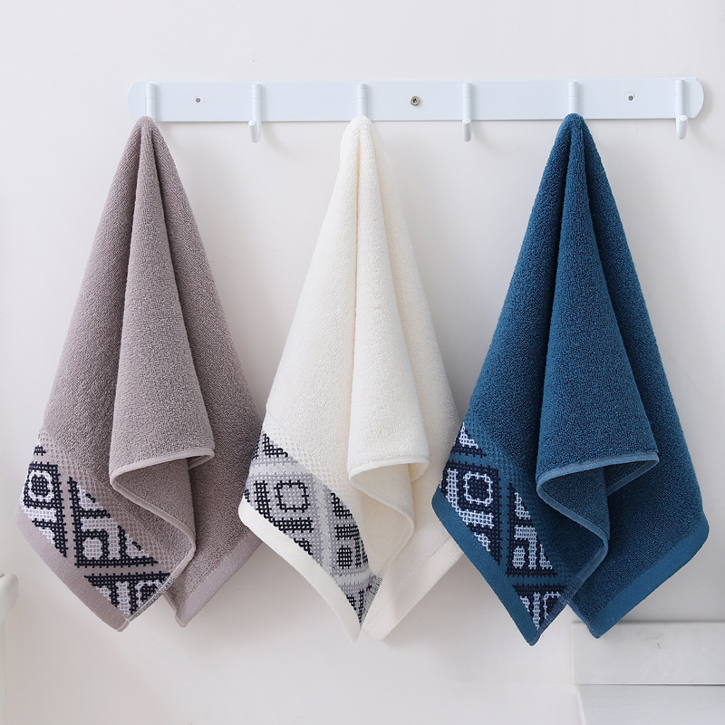 Toalha de rosto em algodão macio e muito absorvente para casa_voghion.com