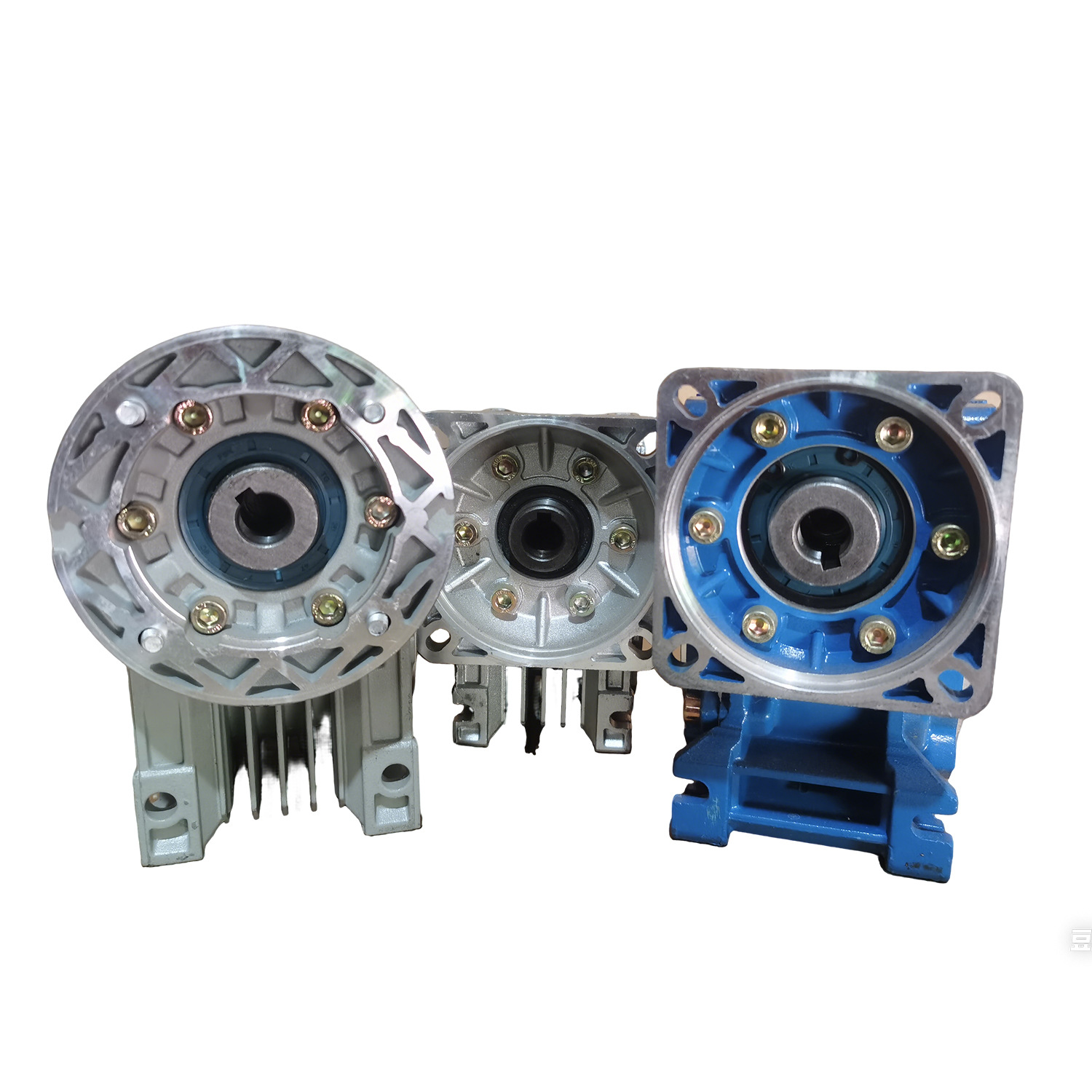 Servo Reducer Aluminum Housing Nmrv025-150 Stepper Worm Gear Reducer Drawings Hard Tooth Surface Gearbox