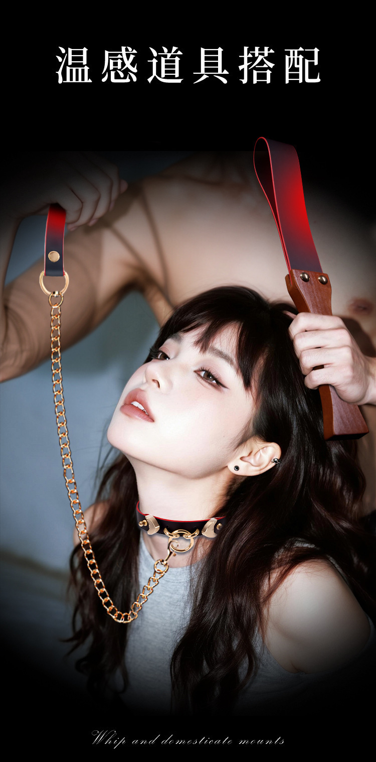 Adult Bondage & Sensory Kit with Leather Flogger, Hand Clamps and Anal Plug — detail image 8