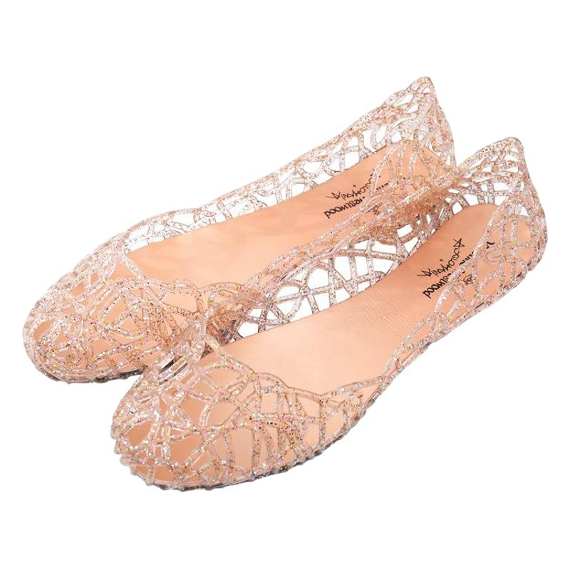 Новые летние модные повседневные сандалии, женская обувь с полыми дырками на носке, легкая дышащая обувь с дырками, оптовая продажа с фабрики