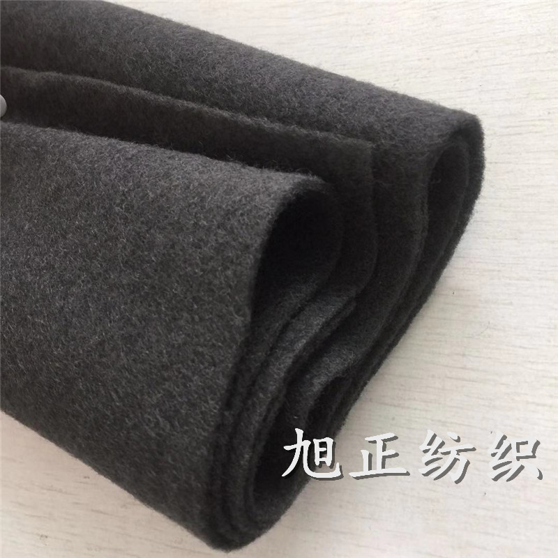 黑色针刺棉毡 黑色无纺针刺材料黑毡 无纺黑色棉毡 黑色针刺棉片