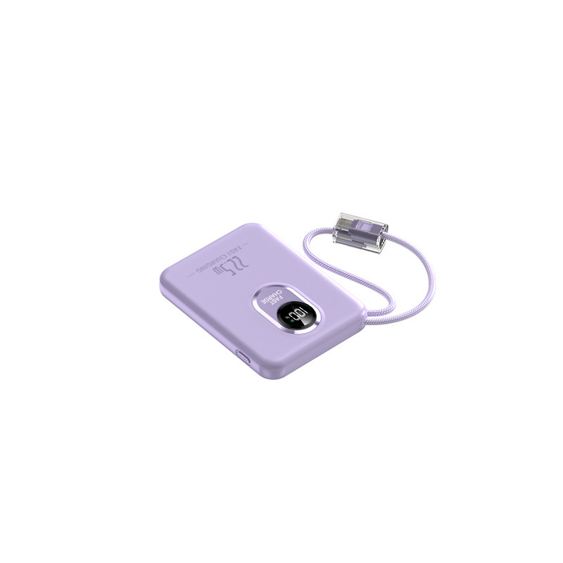 国境を越えた卸売3C認定パワーバンク、新しい10000mAh 22.5W磁気ワイヤレス急速充電、ケーブル付き|undefined
