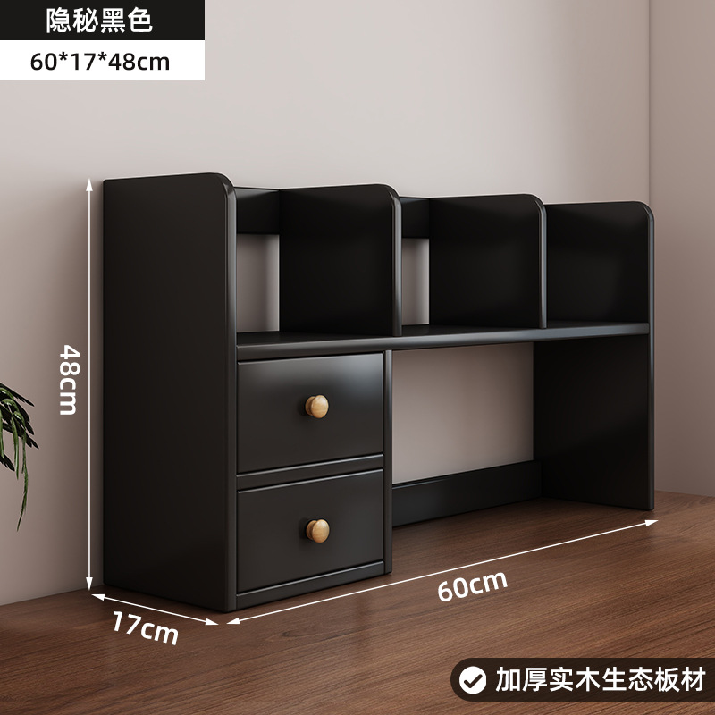 Estante de escritorio estante de almacenamiento de libros multicapa de escritorio estante de almacenamiento de libros ilustrados en escritorio de oficina doméstico