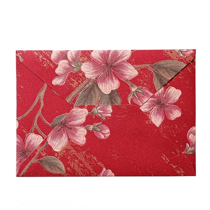Retro space-time cloud brocade 3D envelope, small size, B6, trial pack, elegant floral design, 优耐