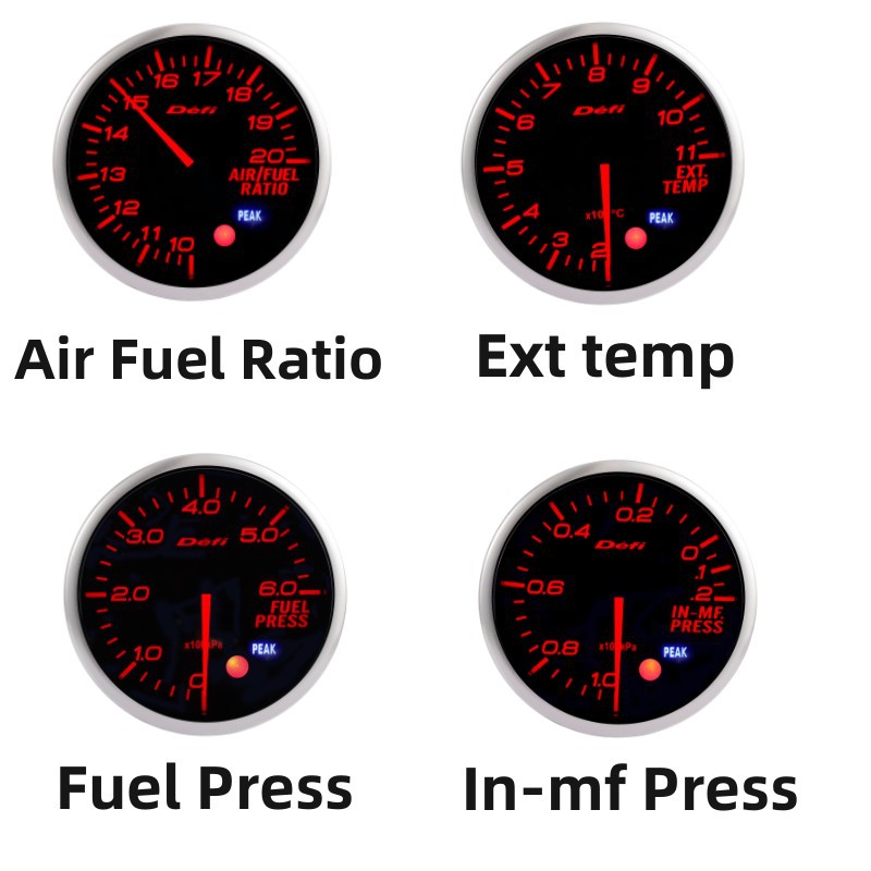 Factory wholesale new DEFI BF car modified instrument racing water temperature speed turbine pressure air-fuel ratio meter