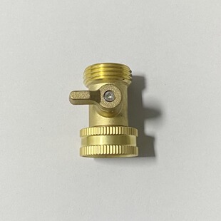 Garden Tools Copper Connector Amazon All Copper 3/4 Garden Hose One-way Valve Garden Water Pipe Single-way Ball Valve