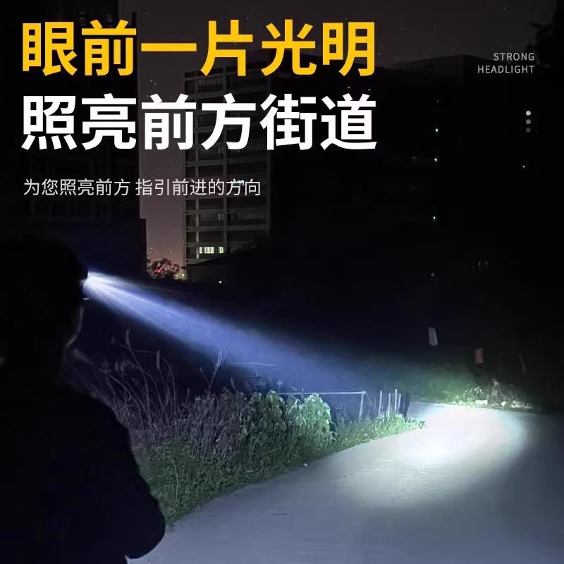 Налобный LED фонарь Shenyu C10 с датчиком движения и USB-зарядкой