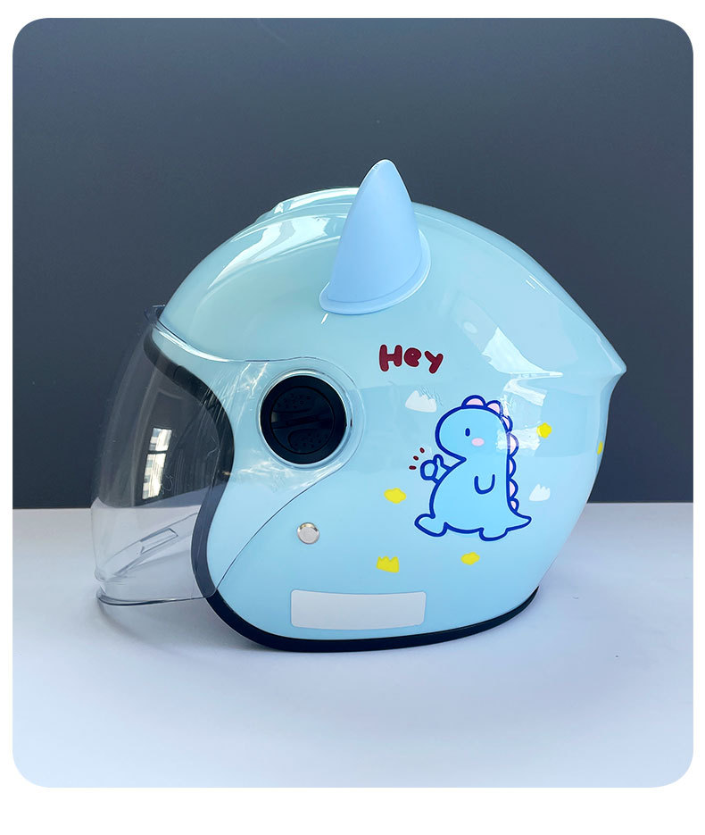3C Certified Kidsren's Helmet for Boys and Girls, Winter Warm Electric Bike Helmet for 3 to 10 Years Old, Cute Electric Bike Helmet