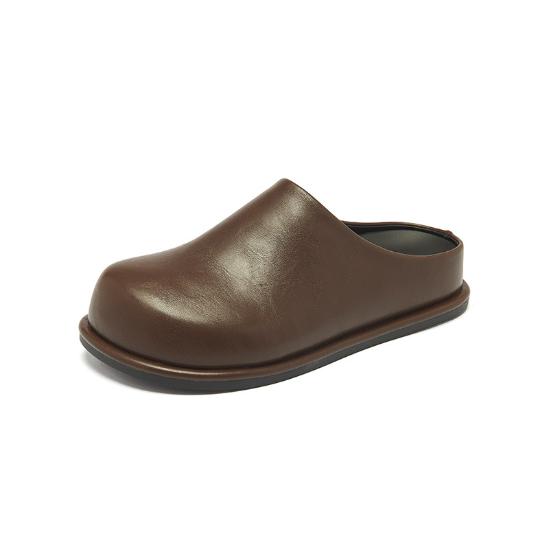 Augu Shi Deng Baohe zapatillas para mujeres 2026 nueva primavera con suela gruesa zapatillas casuales de un pie no se cansará zapatos de pie único