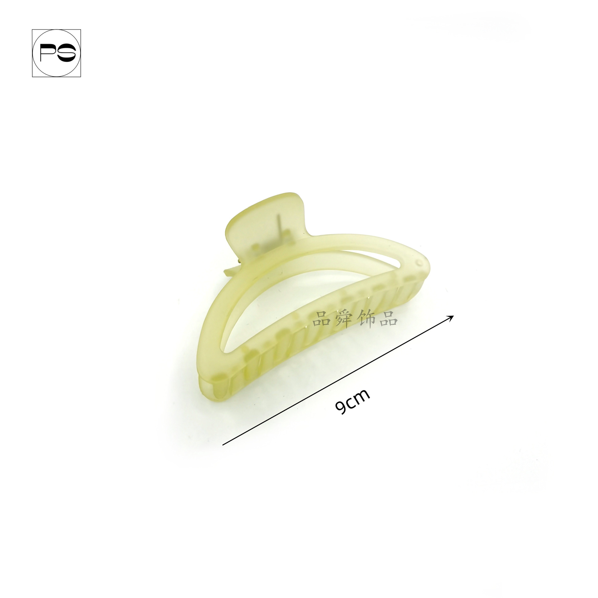 Estilo coreano simple helado jalea horquilla de las mujeres Cabeza trasera grande elegante Bañeras pelo dulce tocado al por mayor