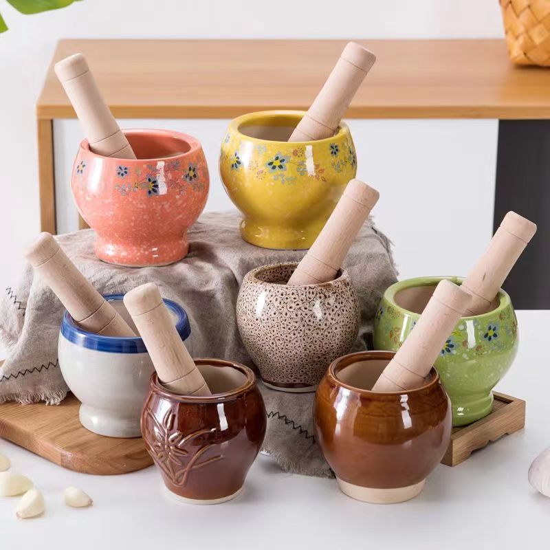 Pot de cerámica vintage condimento de cocina frasco recipiente de costumbre frasco casero frasco antiguo accesorios antiguos