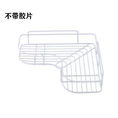 免打孔三角置物架厨房浴室收纳架卫生间转角壁挂式多功能置物架FF
