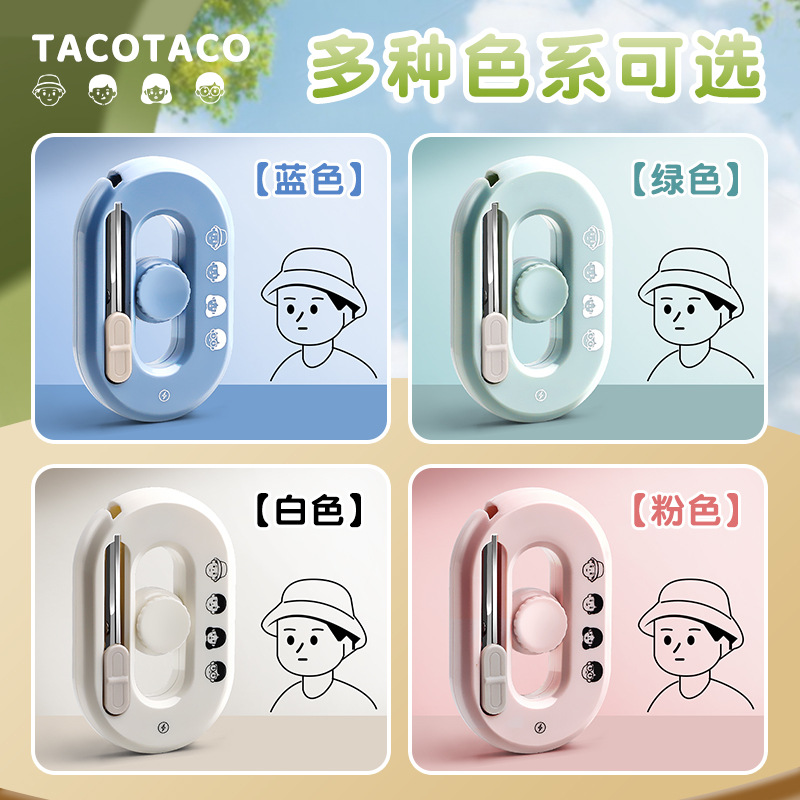 TACOTACO cuchillo de arte rotativo descompresión mini cuchillo pequeño cuchillo portátil pequeño cuchillo de papel pintado cuchillo de corte de papel rápido