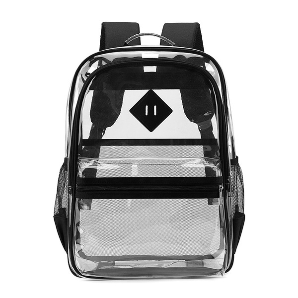 transparent backpack PVC