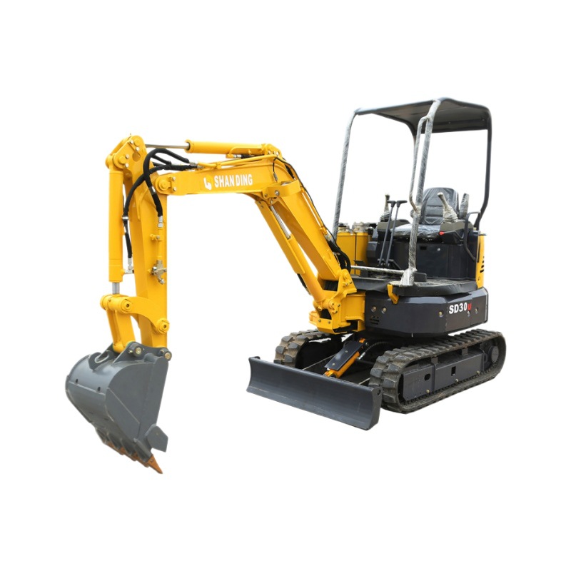 Mini excavadora de 2 toneladas para túneles en sótanos, motor Kubota, excavadora pequeña, mini excavadora Shanding image 6