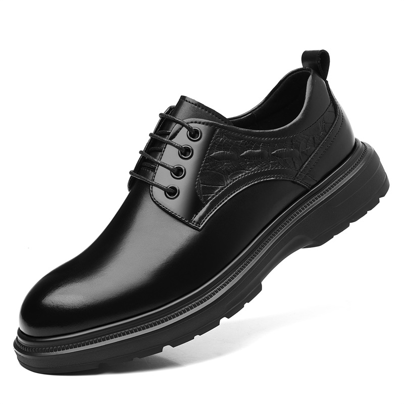 Men's Leather Formal Shoes For Business And Wedding Style_voghion.com