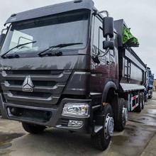 后八轮工程货车报价 二手重型后双桥自卸车厂家出售出口二手豪沃