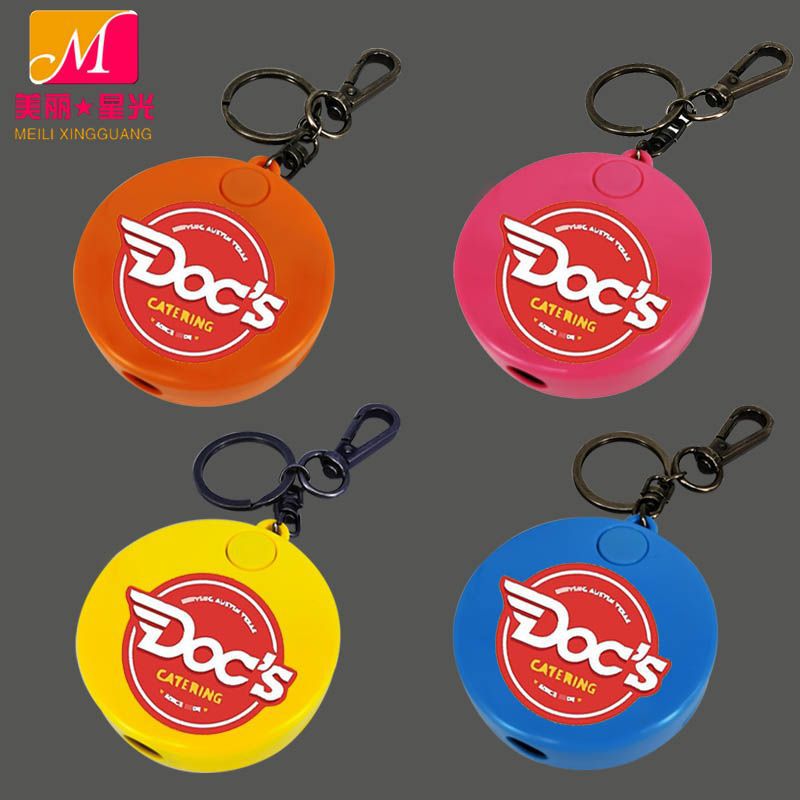 Publicidad Publicidad Proyección Llavero Luz Red Bolsa Roja Colgante exquisito Llavero de proyección led Fabricante