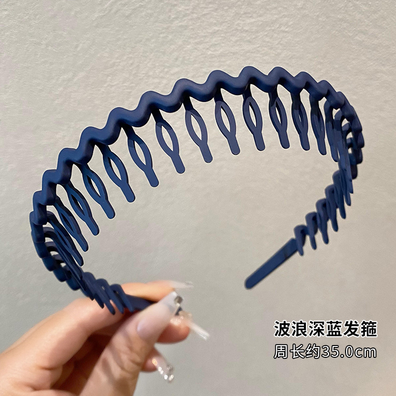 カチューシャの女性2023新型シンプルなカチューシャ洗顔専用の歯付き滑り止め小髪整理神器カチューシャ|undefined